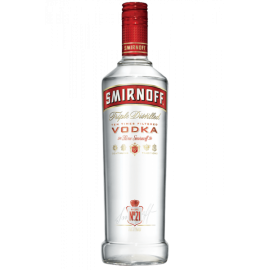 6BOTT*VODKA SMIRNOFF RED 1L 