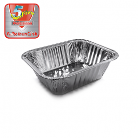 Aluminum trays # 3 portion 50pcs with cover