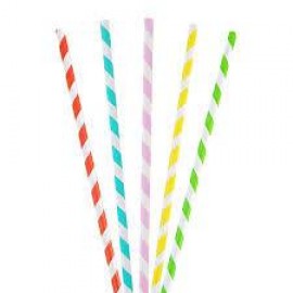 BIO paper straws 21 cm 250pcs