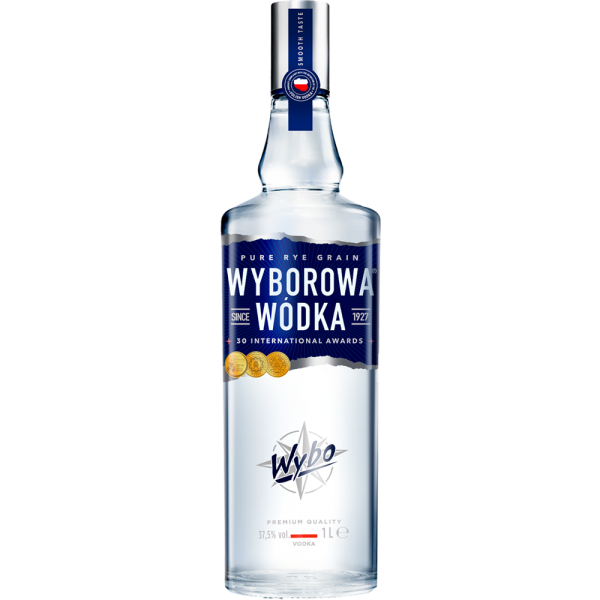 VODKA WYBOROWA 37,5% 1L