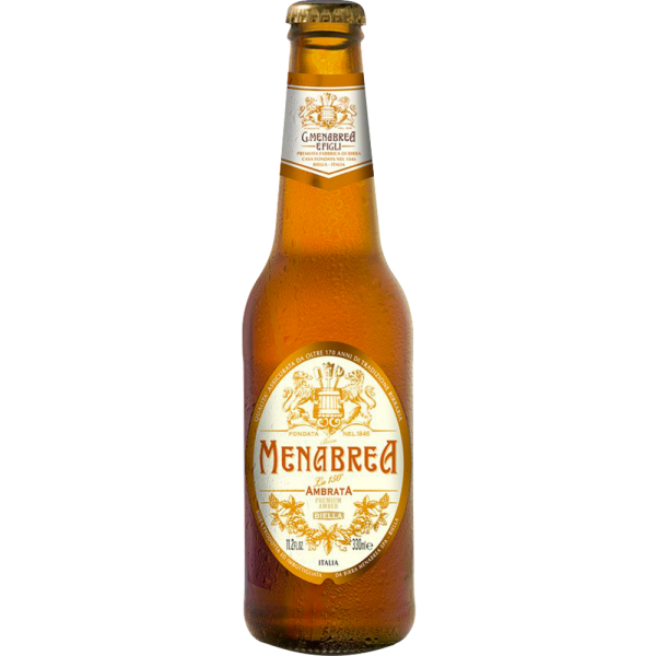 24BOTT*BIRRA MENABREA AMBRATA 330ML