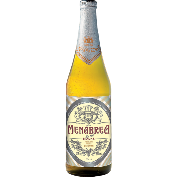 15BOTT*BIRRA MENABREA CHIARA 660ML