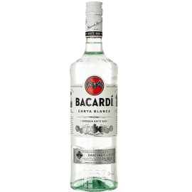 6BOTT*RUM BACARDI CARTA BLANCA 1L 