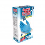 10*GUANTI IN NITRILE SENZA POLVERE - BLU [1000PZ]