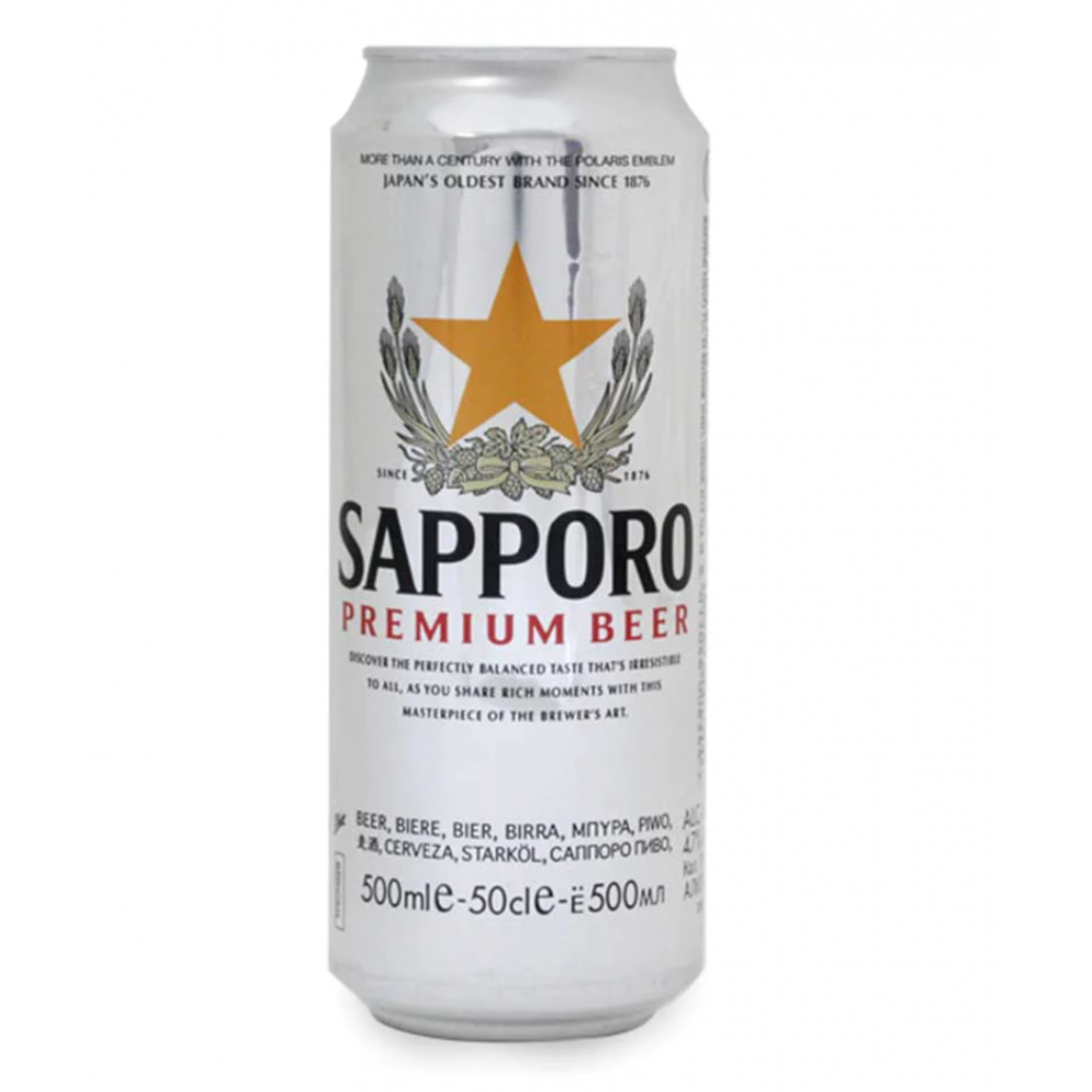 24LAT*BIRRA SAPPORO 500ML